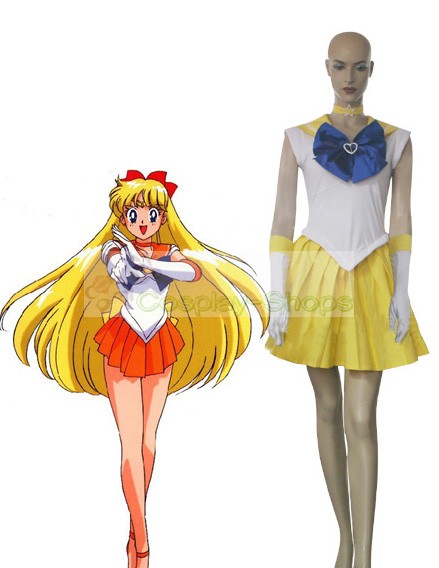Custom Cheap Sailor Moon Minako Aino/Sailor Venus Yellow Uniform ...